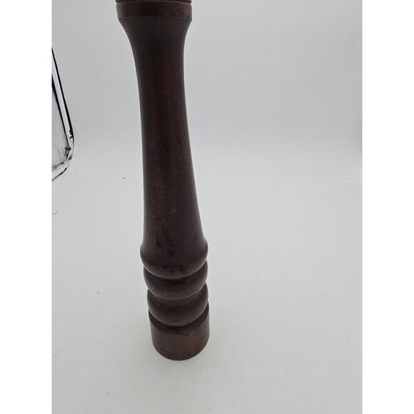 Vintage Mr. Dudley Wood Pepper Grinder Mill 13" tall. MCM - Picture 4 of 8